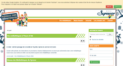 Desktop Screenshot of mediatheques.syrenor.fr